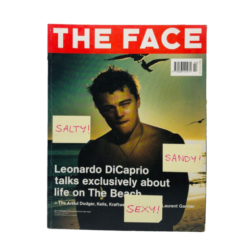 The Face 37 february 2000 Magazine Leonardo Di Caprio The beach Laurent Garnier - 第 1/1 張圖片