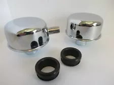 CHROME VALVE COVER PUSH IN BREATHER/BREATHER W/TUBE,GROMMET SET  #9241/4870/4880