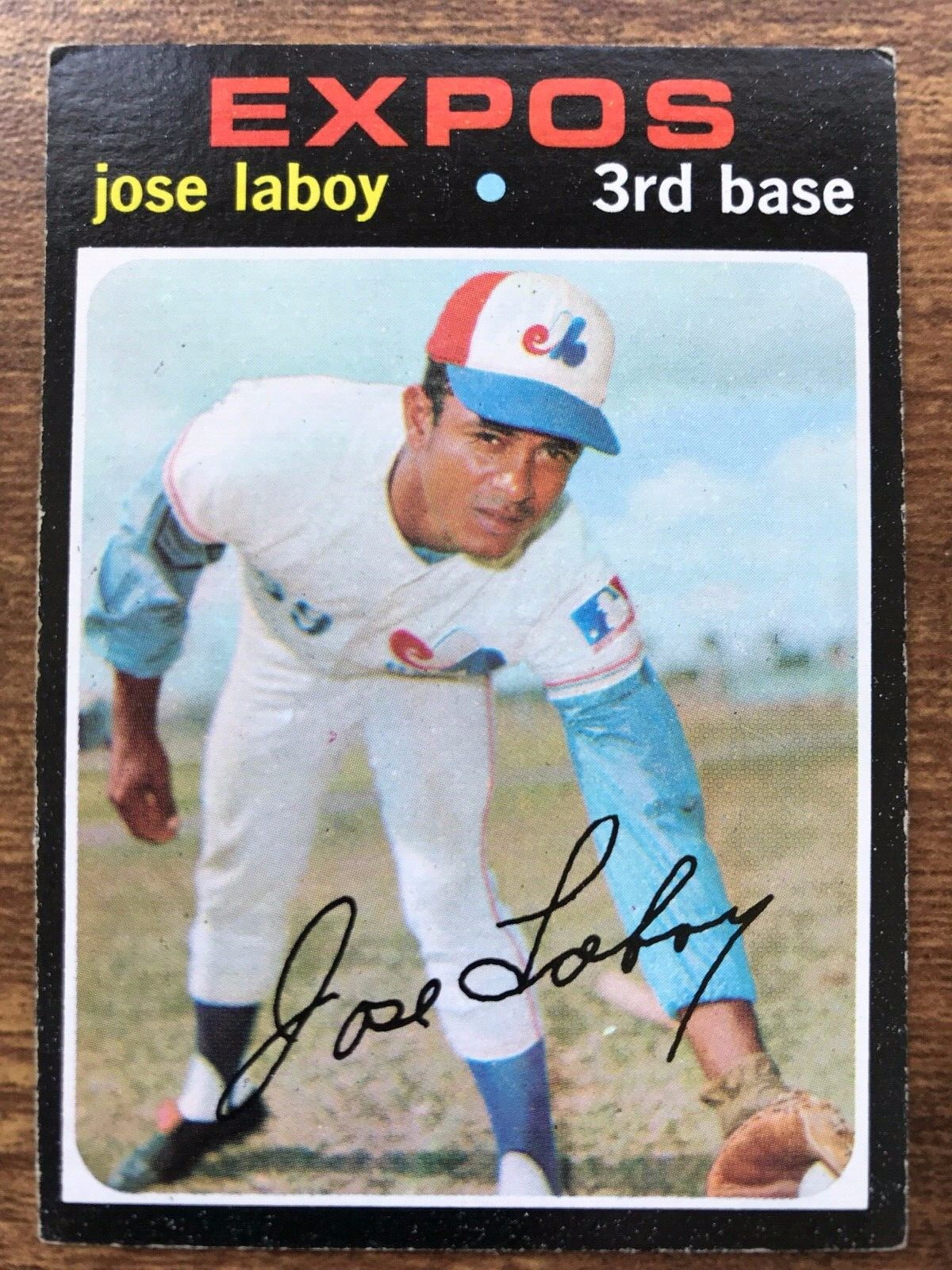 1971 Topps Baseball Card #132 Jose Laboy Montreal Expos VG/EX