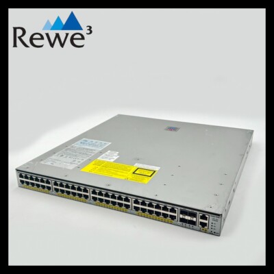 Cisco Catalyst WS-C4948E-F Switch 48x 10/100/1000(RJ45) + 4x 10GbE(SFP+) 1HE