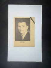 John Tyler, Vintage 1936 Photo Card, 3x5 Size, Boston Braves