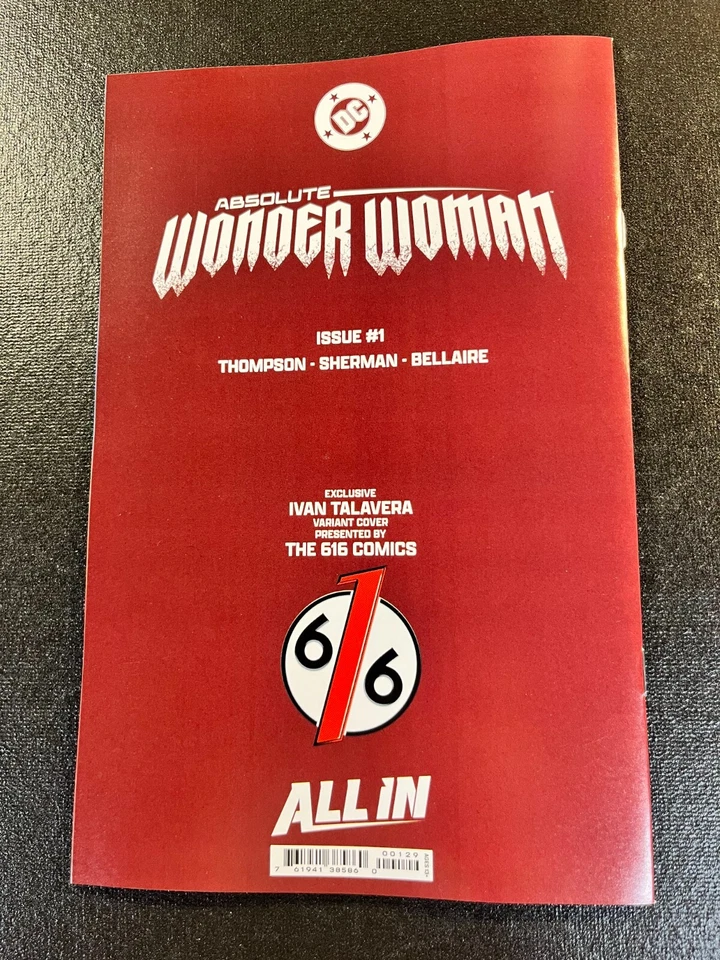 MUJER MARAVILLA ABSOLUTA 1 Variante Virgen IVAN TALAVERA EXCLUSIVA LTD 1500 DC Foto 2 de 2