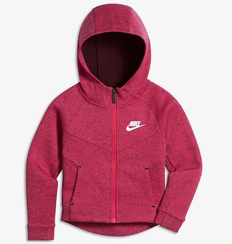 nike red and pink fleece