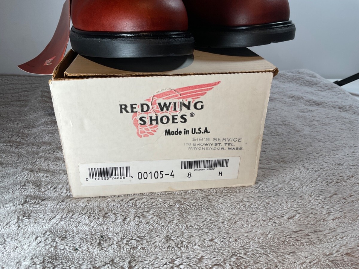 NOS RED WING 105 Moc-Toe Oxford Shoes Super Sole MULTIPLE NOS RED WING 105 Moc-Toe Oxford Shoes Super Sole MULTIPLE