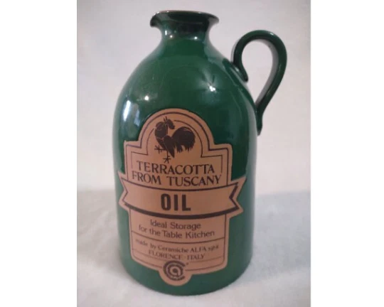 Italian Terracotta Oil Jar Terracotta From Tuscany Rare Oil Jar Made in Florence