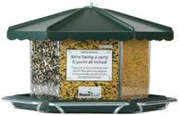 3 Bird Feeder, Station Post Pole Mount Perch Acrylic Green Large Steel on sale 3 Bird Feeder, Station Post Pole Mount Perch Acrylic Green Large Steel on sale