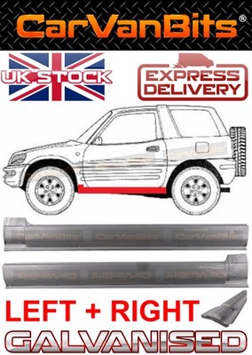 FOR TOYOTA RAV4 RAV-4 94-00 3 DOOR CABRIO SILL REPAIR BODY RUST OUTER PANEL PAIR