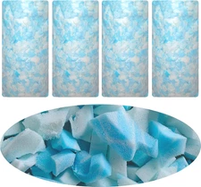 Bean Bag Filler, 20 Pounds Comfortable and Soft Shredded Memory Foam Filling wit