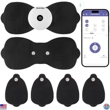 Wireless TENS Unit Muscle Stimulator, Bluetooth EMS Pain Relief for Back &