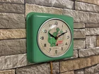VTG 60s GE SINCLAIR DINO SUPREME OIL-OLD GAS STATION ADVERTISING WALL CLOCK SIGN