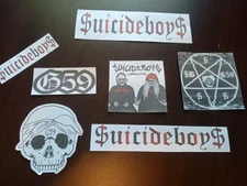 "$UICIDEBOY$"-sticker lot(7 stickers total)