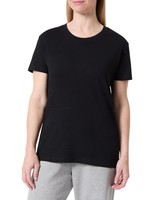 Replay T-Shirt Damen Kurzarm Rundhals Schwarz M 098 Baumwolle Oberteil