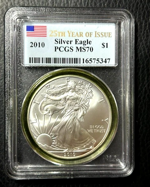 American Eagle MS 70 Graded 2010 Silver Bullion Coins for sale | eBay