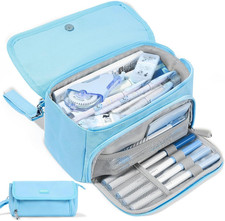 Super Large Pencil Case, Big Capacity Pencil Bag with 3 Compartments, can hold 1