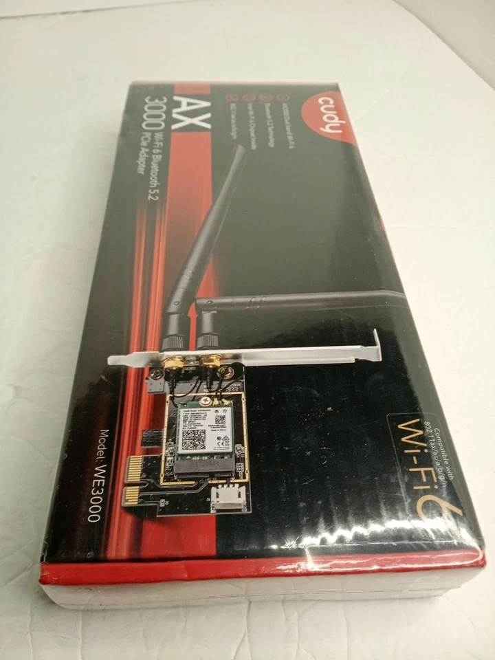 Cudy AX 3000 Wi-Fi 6 Bluetooth 5.0 PCIe Adapter WE3000 1.0 - NEW SEALED UNOPENED - Image 3 of 4