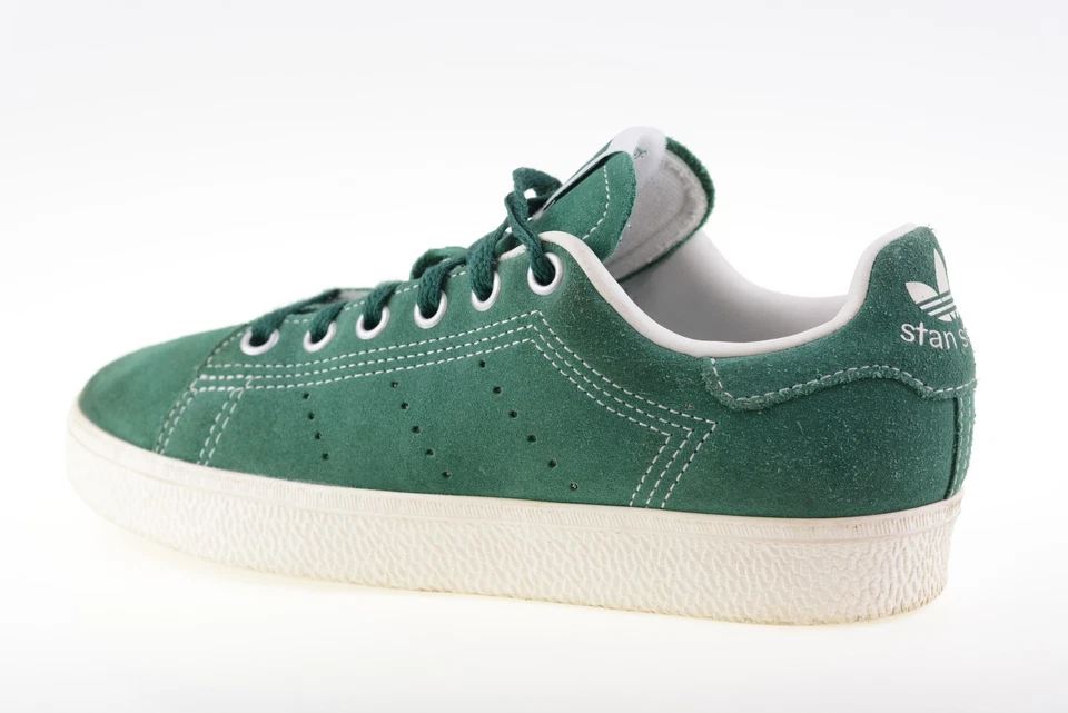 Adidas Stan Smith Suede J Green/White IE7586 Unisex Junior Trainers Size UK 3.5 - image 3 of 4