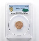 1915 Indian Quarter Eagle — photo from another recent sale