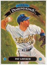 Donruss 1993 Diamond Kings Pat Listach #DK-29 Milwaukee Brewers MLB Insert Card