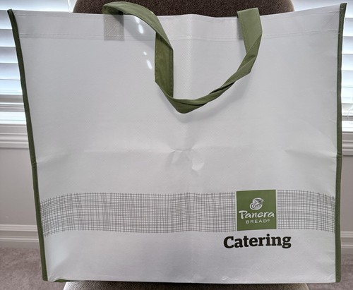 PANERA BREAD Catering Tote Reusable Large Bags 18 X 21 X 12