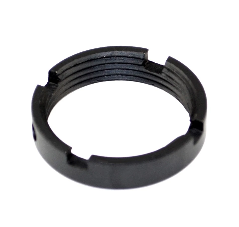 PRESMA Nut 1-3/16x16 TPI, QPQ Finish, 2 Symmetrical Gaps for Tighten easy.