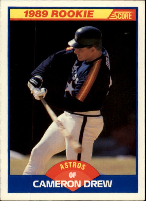 1989 Score #643 Cameron Drew - BB