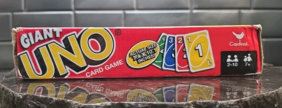 Giant Uno Game 36078 7.4×10.1" Cards Customizable 2015 Cardinal No Instructions  - Image 4 of 4