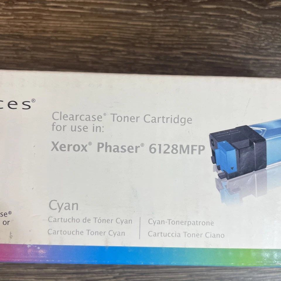Cartucho de toner ciano 6128MFP para Xerox Phaser Media Sciences 40126 novo - Imagem 2 de 4