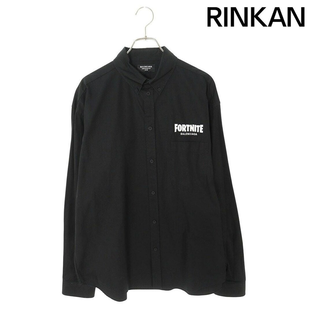 バレンシアガ 長袖シャツ サイズ:38 684432 TYB18 200着限定フォートナイト刺繍長袖シャツ 中古 OM10 Balenciaga 684432 TYB18 200pcs Fortnite Embroidered Long