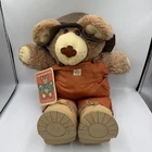 Vintage Furskins Bear Dudley Plush Xavier Roberts Cabbage Patch 22" 1985 NWT