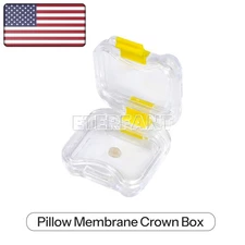 100pcs Dental Crown and Bridge Pillow Box with Membrane with Storage display box