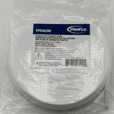 PROFLO PFFAC5 5-1/4" Plastic Cut Off Cover - White
