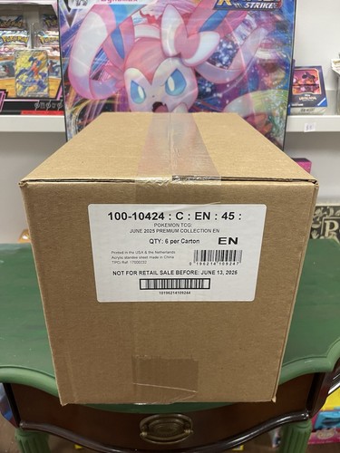 Pokemon Cynthia's Garchomp ex Premium Collection 6 Box Case Destined Rivals