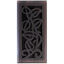 Imperial Manufacturing RG3279 4 x 10 in. Bronze Vine Floor Register