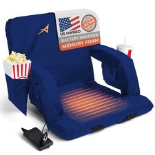Heated Stadium Seats for Bleachers with Back Support USB Battery Included -...
