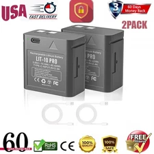 2-Pack Rechargeable LIT-10 Battery Compatible For SPYPOINT Trail Camera 10500Mah