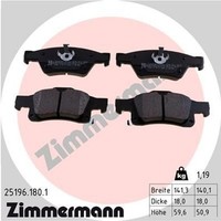 Zimmermann BremsbelÄGe Passend FüR Jeep Grand WK WK2 Dodge Durango WD