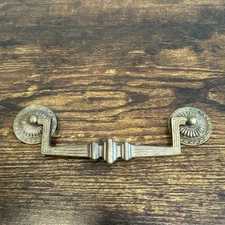 Thomasville Dresser Drawer Pull Brass Handle Italian Neoclassical MCM N1914 1915