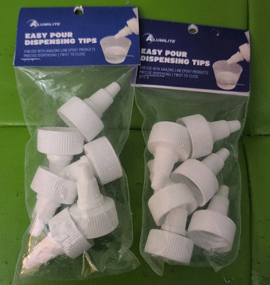 NEW ALUMILITE EASY POUR DISPENSING TIPS LOT  2 PACKS
