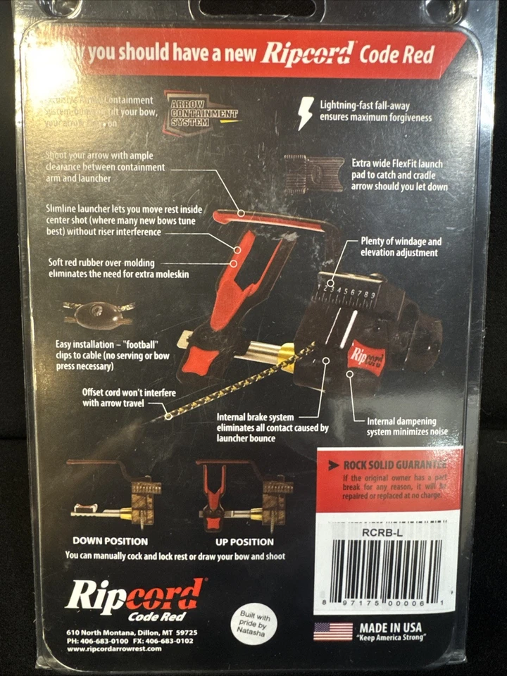 Ripcord Code Red Arrow Rest - Image 2 of 4