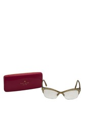 Kate Spade Women's Eyeglasses Lyssa 0W51 Gold Glitter Half Rim Frame