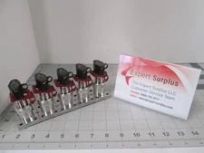 Fujikin, AN9N4000, 316L-P, Diaphragm Manual Valve, Used, Lot of 5