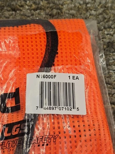 (QTY 31) Liberty Glove & Safety N16000F HiVizGard Polyester Mesh Vest Orange image 2