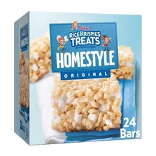 Homestyle Marshmallow Snack Bars for Kids Lunch Box Snacks Bulk Pack of 24