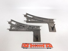 2x Märklin de Piste 0 Aiguillage Manuel Aiguillage 12er 12 Il Cercle