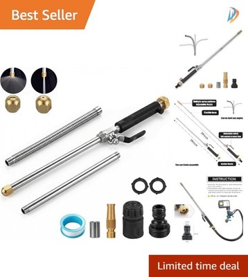 Multi-Function Hydro Jet Power Washer with Adjustable Wand for Ultimate Cleaning