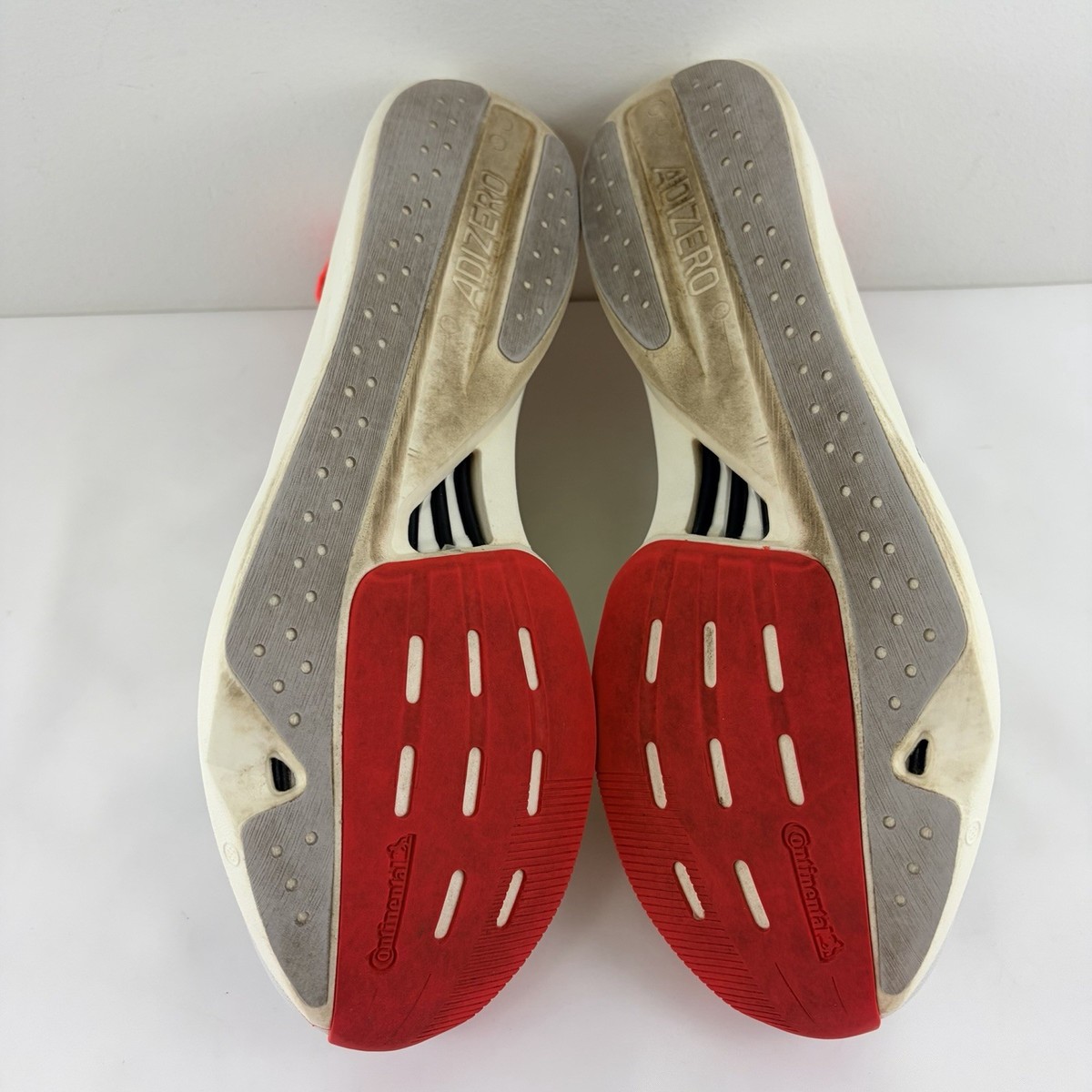 Adidas Adizero Takumi Sen 10 White Black Lucid Red Running 