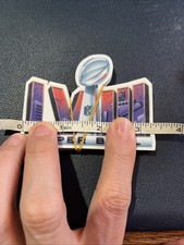 Super Bowl LVIII Iron On Chiefs vs 49ers 4x3in NFL Iron On Badge