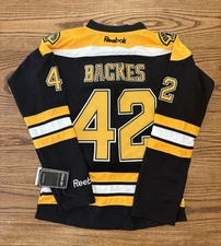 David Backes #42 Boston Bruins Reebok CCM Officially Licensed Jersey Women’s M