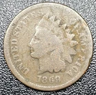 1869/69 Indian Head One Cent Penny 1c RPD Good Details