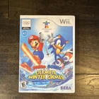 Mario & Sonic Olympic Winter Games Nintendo Wii SEGA 2009 Multiplayer Manual